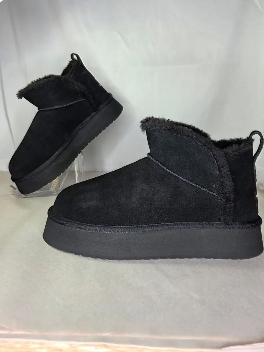 Koolaburra by UGG Koola Ultra Mini Platform Women's Black Boot 10 M